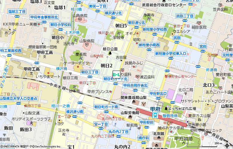 古屋コンタクトレンズ研究所付近の地図